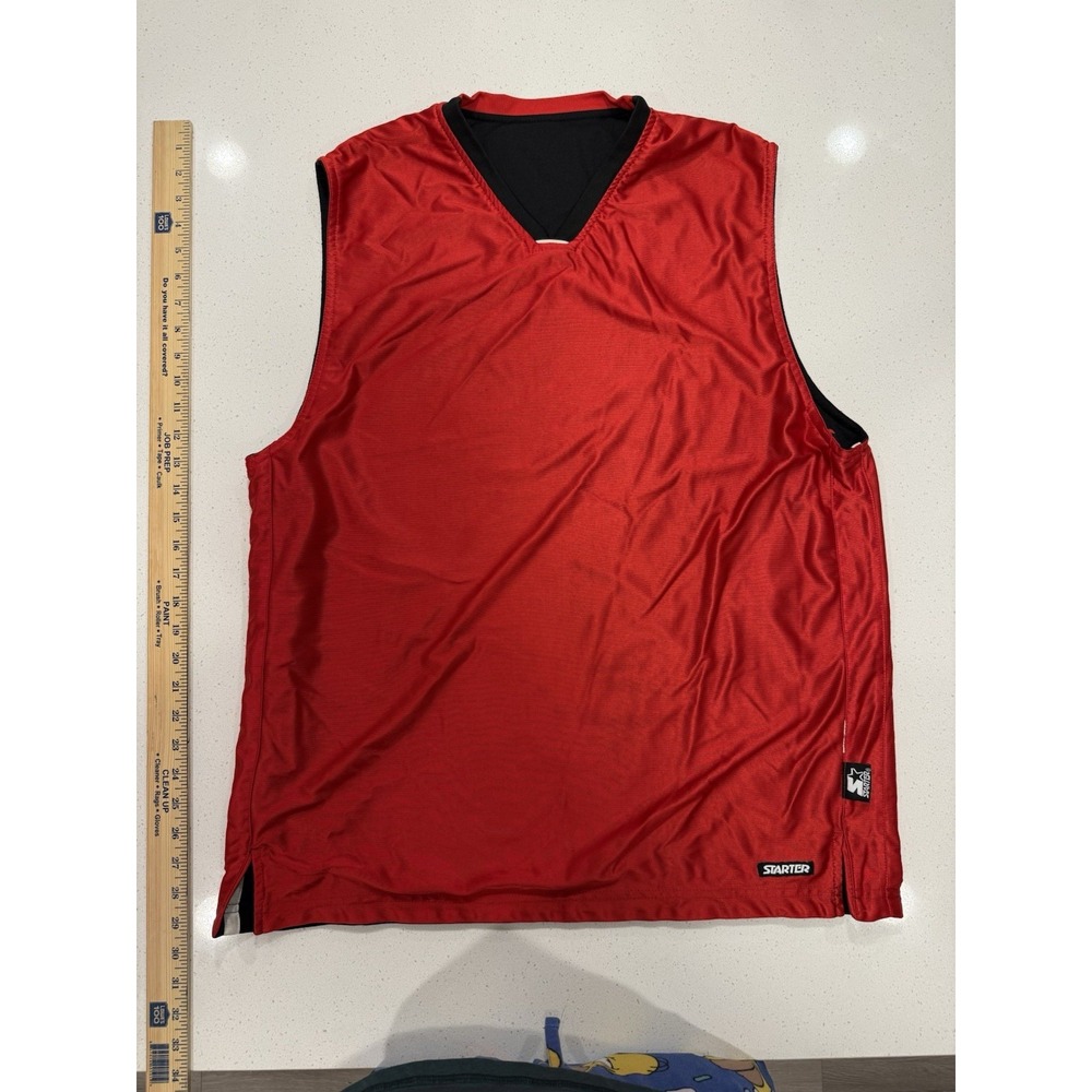 Starter Reversible Jersey Men's Red Black Sports Active No Size Tag‎